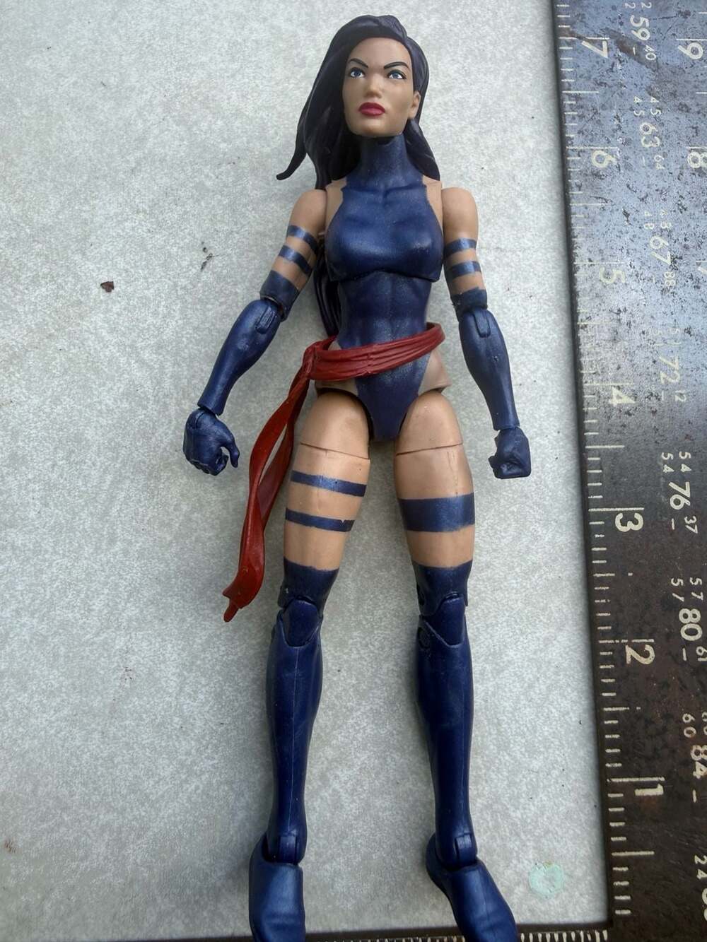Marvel Legends Psylocke Action Figure Apocalypse BAF Series